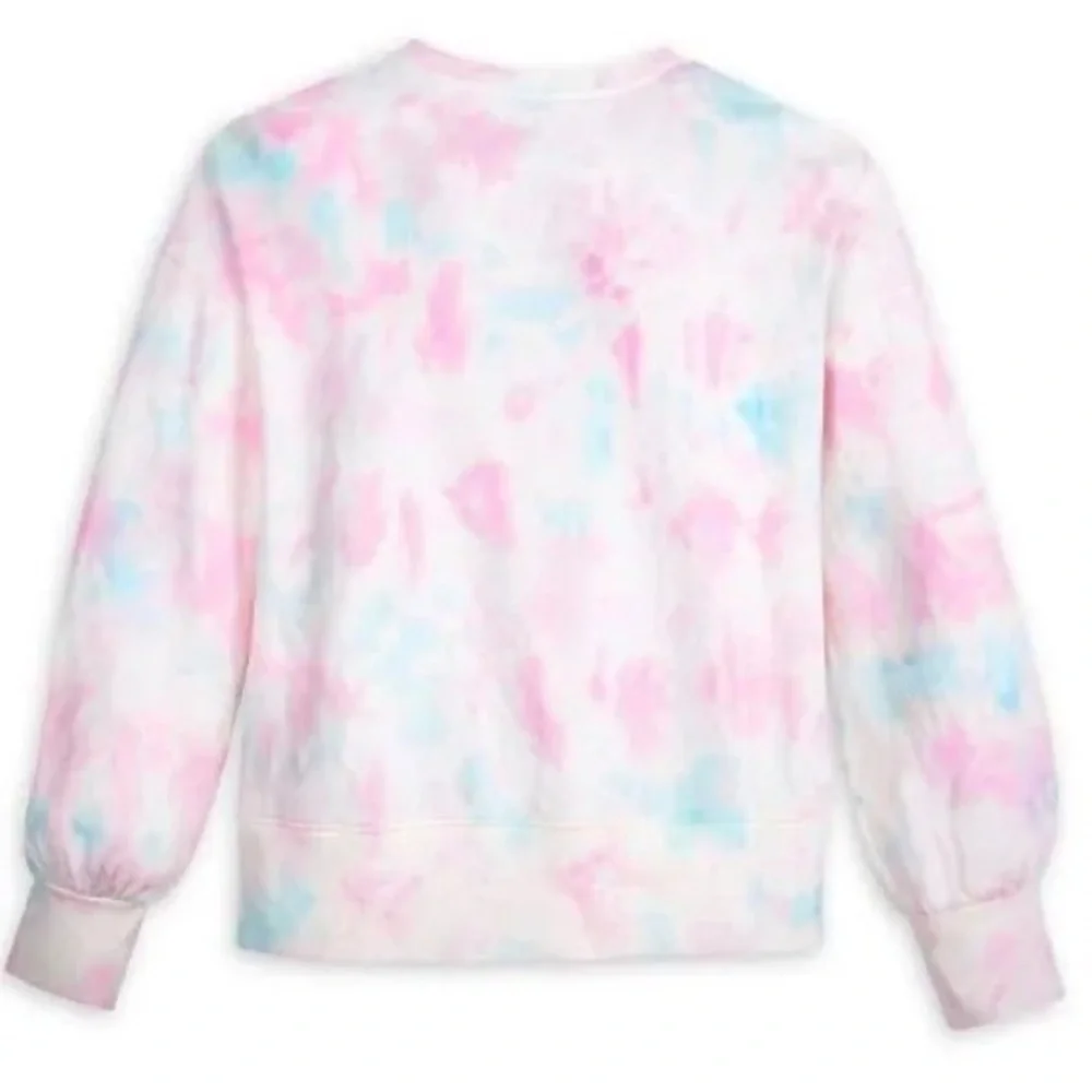 NWOT Walt Disney World Tie Dye Lounge Sweatshirt Pullover Sz Medium - Picture 2 of 8